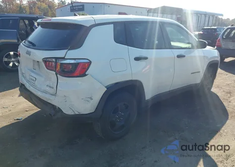 2018 Jeep Compass Sport Fwd from USA, damaged, VIN 3C4NJCAB3JT309020